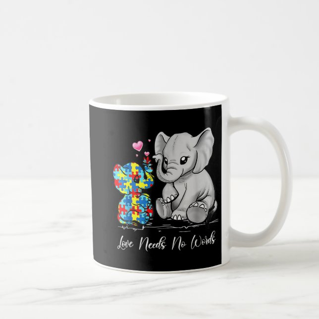 Mug L'Amour De sensibilisation sur l'autisme N'A Pas B (Droite)