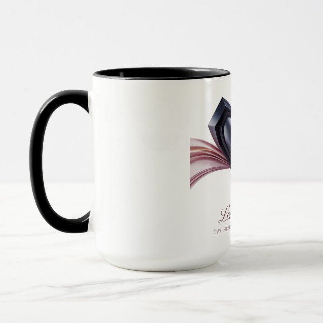 Mug L'amour déclenche la musique Heartbeat (Gauche)