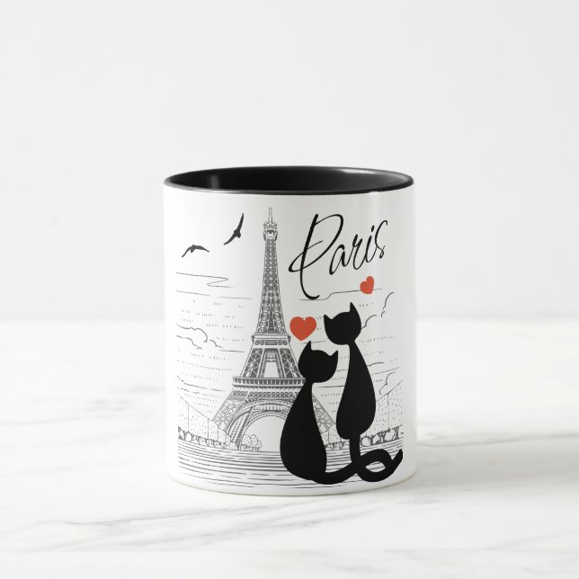 Mug L'amour des chats à Paris (Centre)