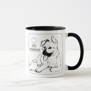 Mug L'amour des chiots