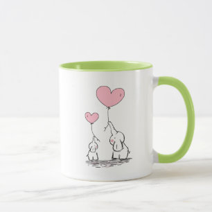 Mug L'amour des éléphants