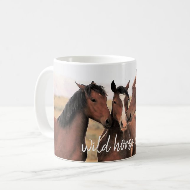 Mug L'Amour du Cheval sauvage (Devant gauche)