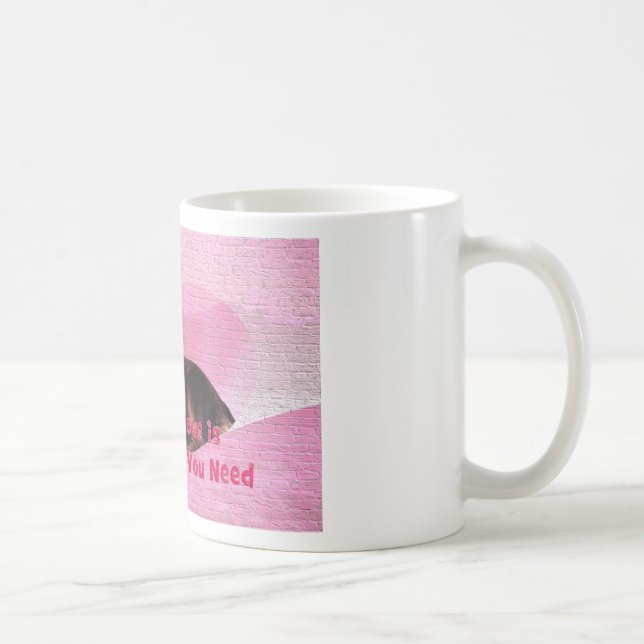 Mug L'amour du chien est tout ce dont vous avez besoin (Droite)