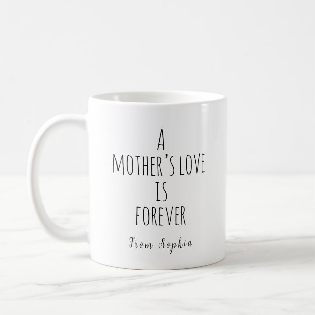 Mug L'amour d'une mère est éternel (Gauche)