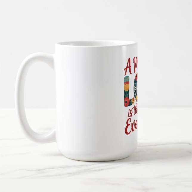 Mug L'amour d'une mère est la réponse à tout (Gauche)