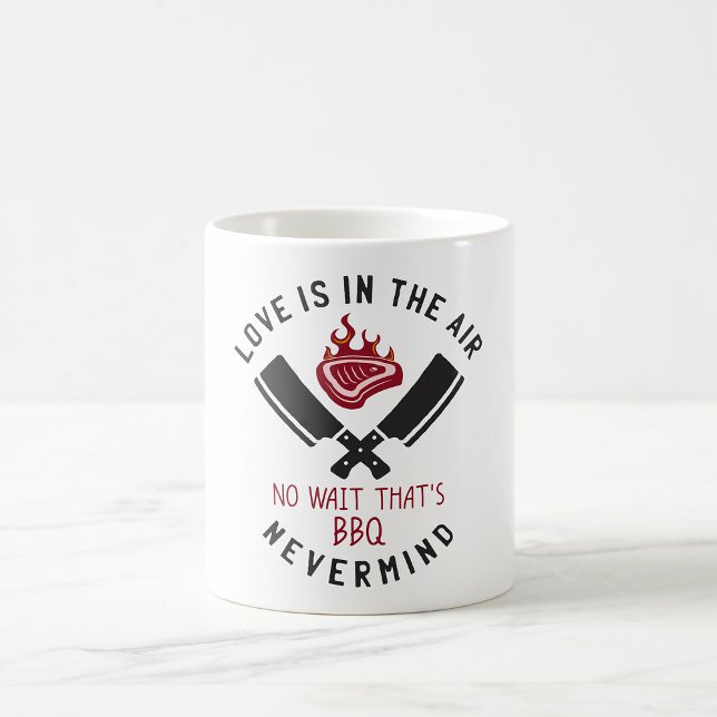 Mug L'amour est dans l'air BBQ (Créateur téléchargé)