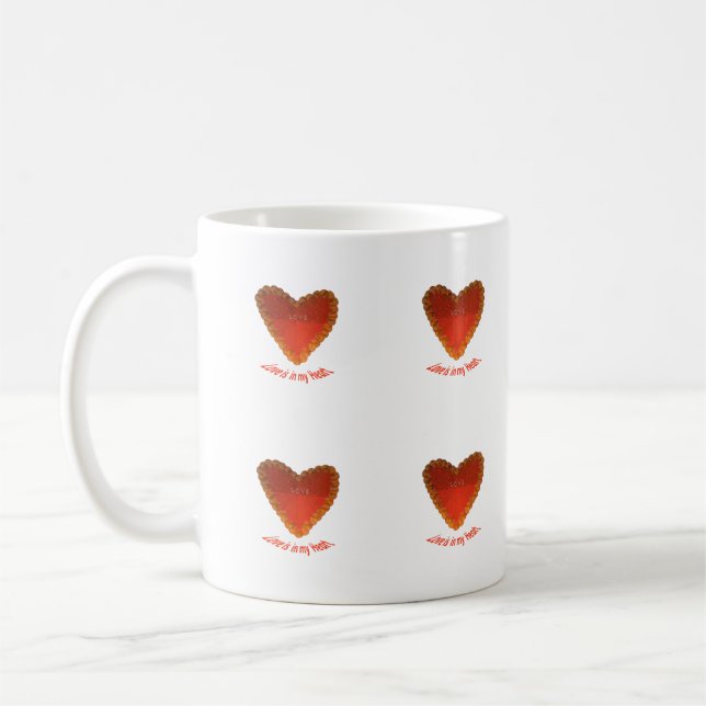 Mug L'amour est dans mon coeur (Gauche)
