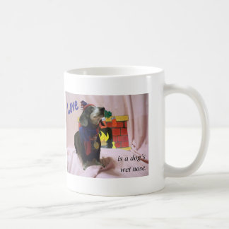 Mug L'amour est le nez humide d'un chien