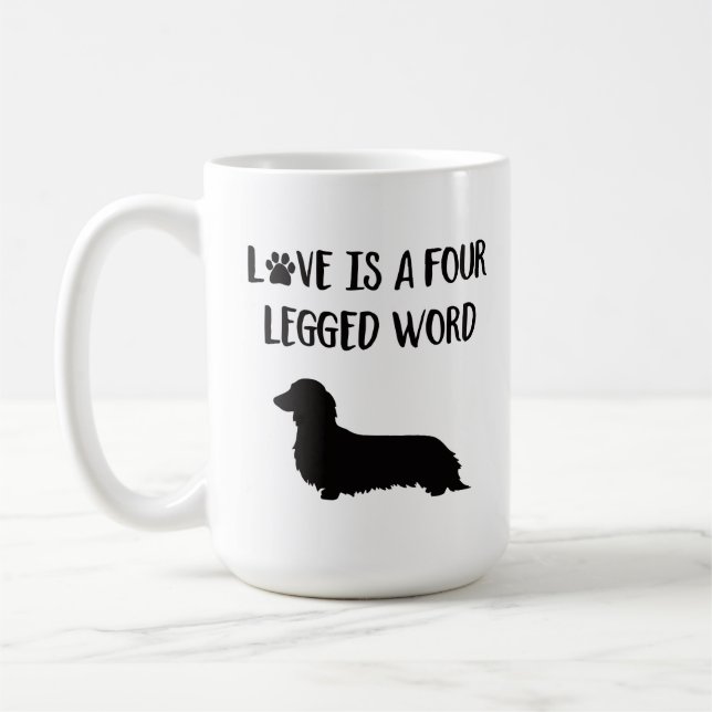 Mug L'Amour Est Un Mot À Quatre Légendes (Gauche)