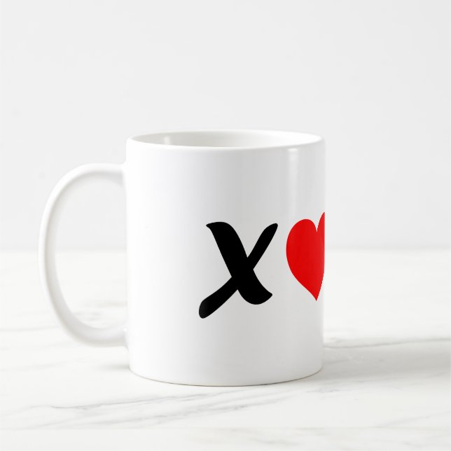Mug L'amour et l'harmonie XOXO (Gauche)