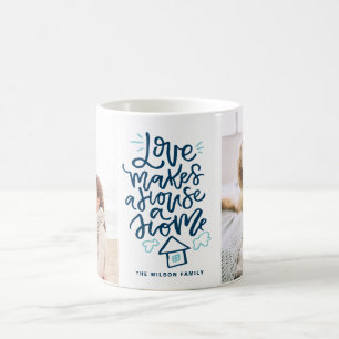 Mug L'amour fait d'une maison une maison en Lettres de