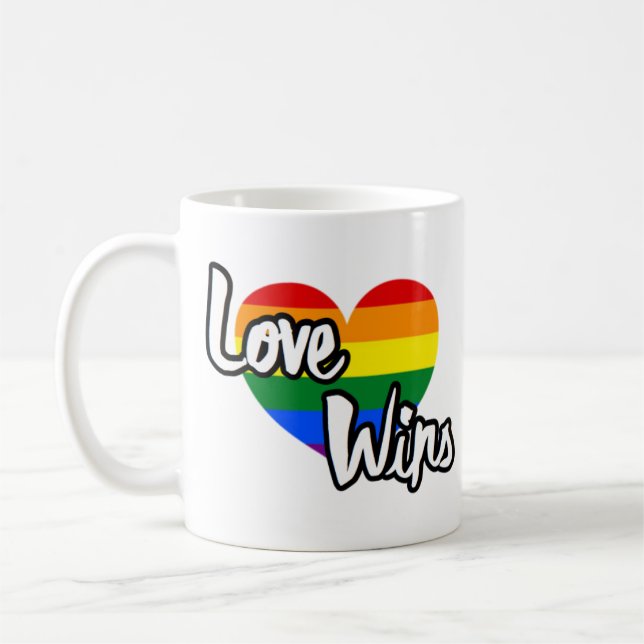 Mug L'amour gagne - LGBTQ+ Pride #2 (Gauche)