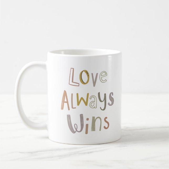 MUG L'AMOUR GAGNE TOUJOURS (Gauche)