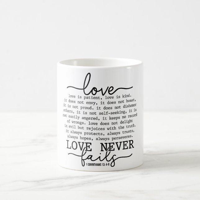 Mug L'Amour Inspirationnel Est Un Peu (Centre)