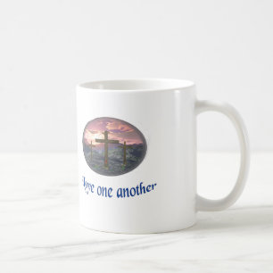 Mug L'amour l'un l'autre bleu