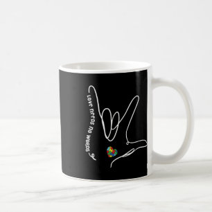 Mug L'amour n'a pas besoin de mots Asl Pièce de puzzle