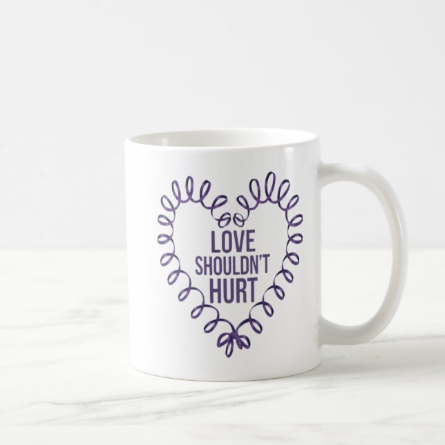MUG L'AMOUR NE DEVRAIT PAS FAIRE DE MAL (Droite)