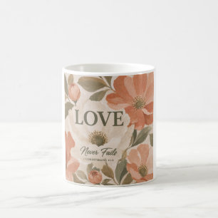 Mug L'AMOUR NE MANQUE JAMAIS Cadeau de mariage chrét