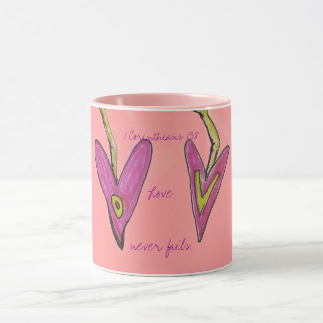 Mug L'amour n'échoue jamais (Centre)