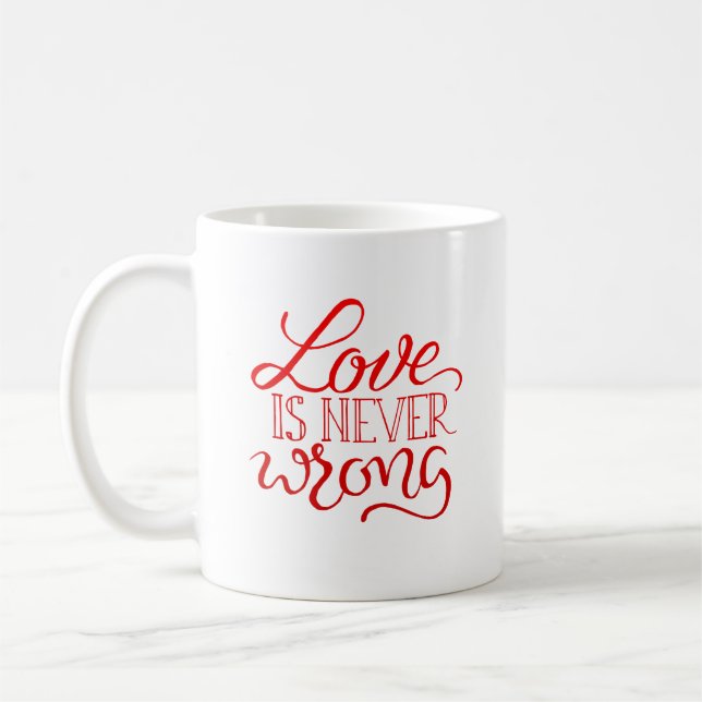 Mug l'amour n'est jamais faux (Gauche)