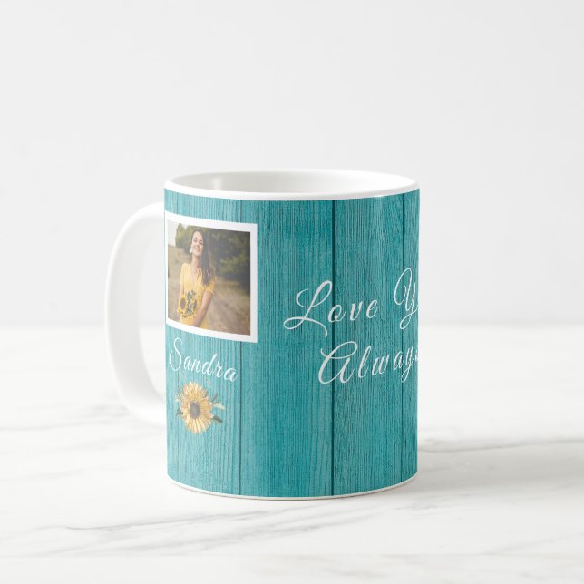 Mug L'amour personnalisé que vous avez toujours | Turq (Devant gauche)