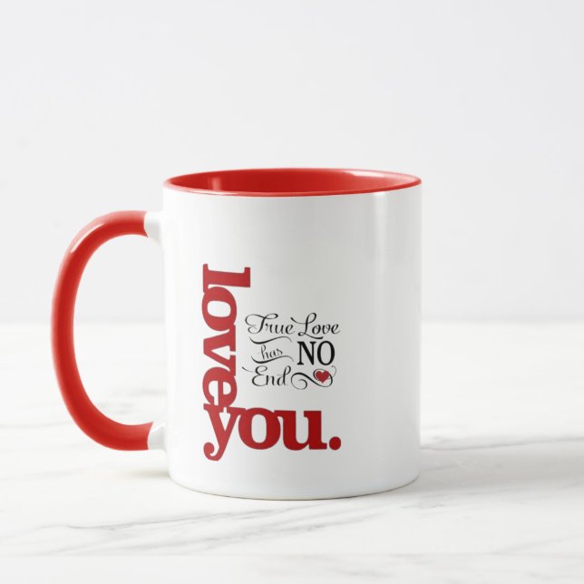 Mug L'amour que vous aimez Vraiment L'amour n'a PAS de (Gauche)