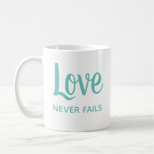 Mug L'amour romantique n'échoue jamais Relation Cadeau