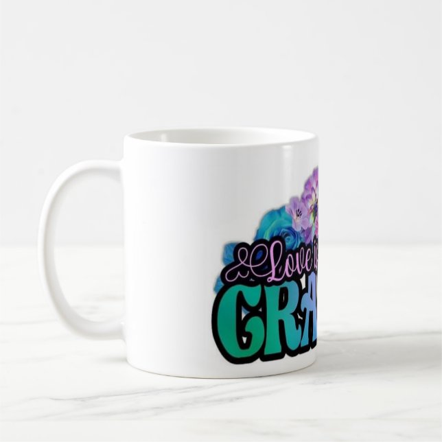 Mug L'amour s'appelle grand-mère (Gauche)