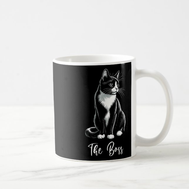 Mug L'Amoureux des chats Boss Tuxedo Kitten Tuxedo Pro (Droite)