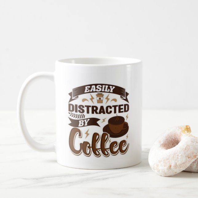 Mug L'Amoureux Du Café Drôle cool Dit : (Avec donut)