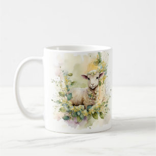 Mug Lampe d'aquarelle de printemps