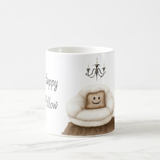 Mug Lampion de lustre Happy Pillow Halloween (Centre)
