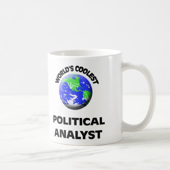 Mug L'analyste politique le plus frais du monde (Droite)