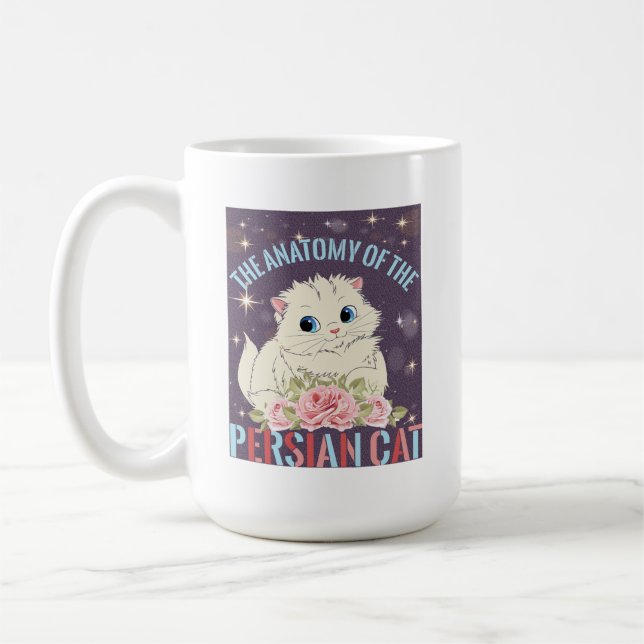 Mug L'Anatomy Cat du Persian (Gauche)