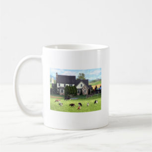 Mug Lancaster PA - Ferme familiale avec vaches en pâtu