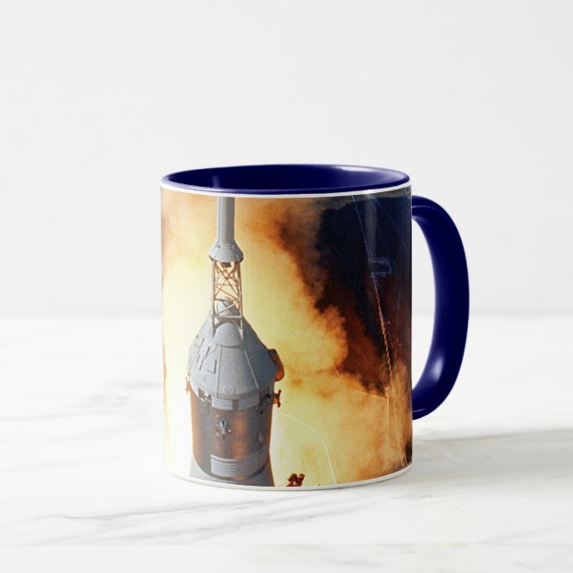 Mug Lancement de la fusée pour l'alunissage d'Apollo 1 (Devant droit)