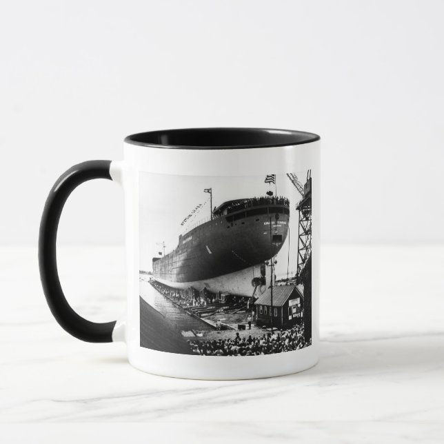 Mug Lancement d'Edmund Fitzgerald 6-8-1958 (#1) (Gauche)