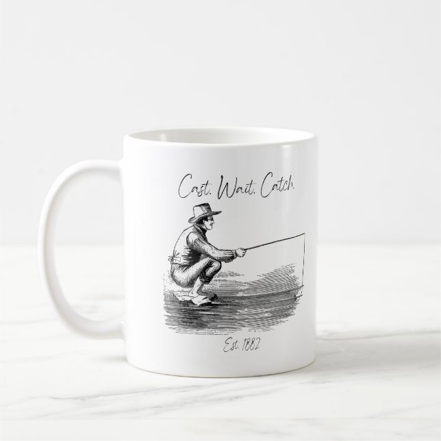 Mug Lancer. Attendre. Attraper (Gauche)