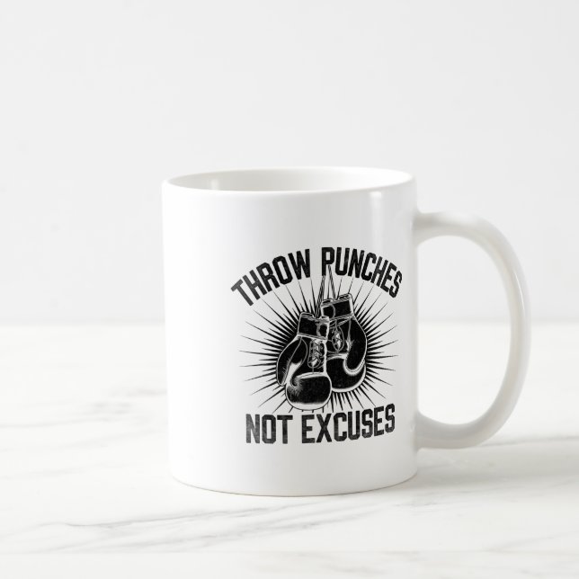 Mug Lancer des coups de poing pas d'excuses Boxeur Spo (Droite)