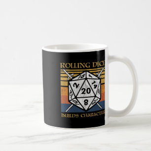 Mug Lancer les dés construit le caractère drôle Rpg Ta