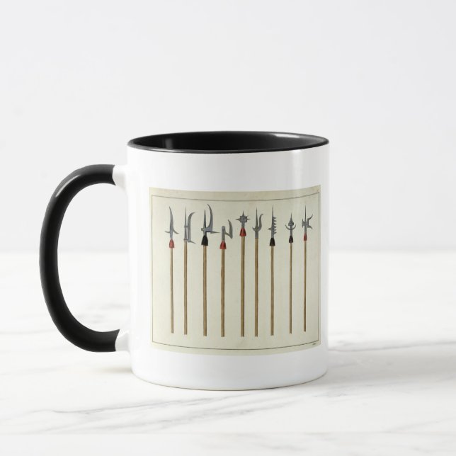 Mug Lances, lances, halebardes et partisanes, plat (Gauche)