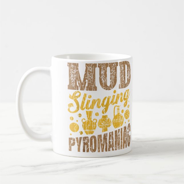 Mug Lanceur de boue Artiste poterie céramique argile d (Gauche)