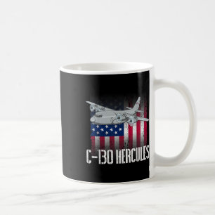 Mug L'ancien combattant salé C-130 Hercules Drapeau am