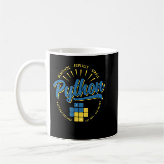 Mug Langage de programmation Python vintage 