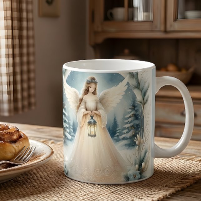 Mug L'ange céleste d'hiver Lanterne de l'Espoir (Créateur téléchargé)