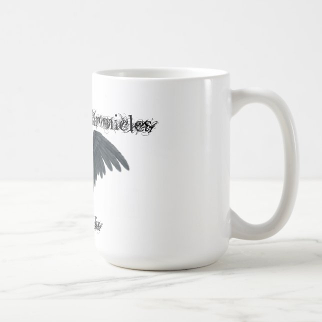 Mug L'ange foncé "d'Elis d'équipe" fait la chronique (Droite)