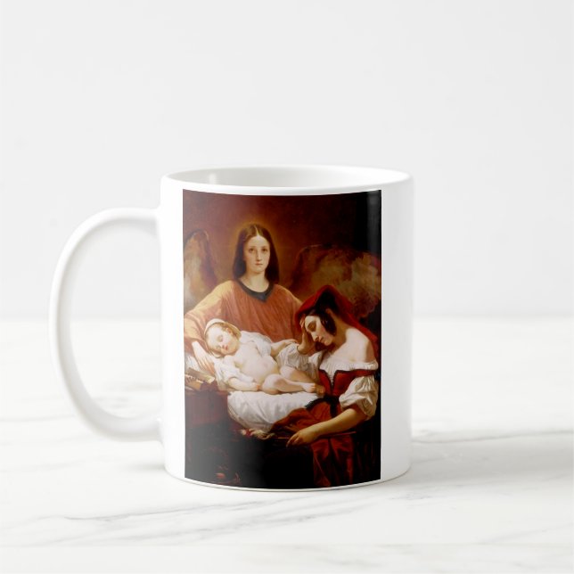 Mug L'ange gardien par Henri Decaisne (Gauche)