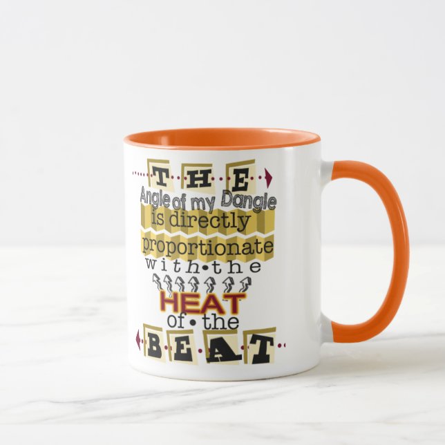 Mug L'angle du son balancent le diagramme scientifique (Droite)