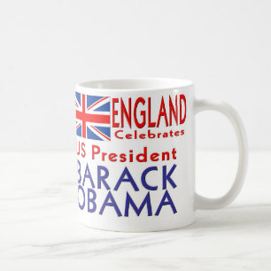 Mug L'ANGLETERRE célèbre le Président Obama Souveni
