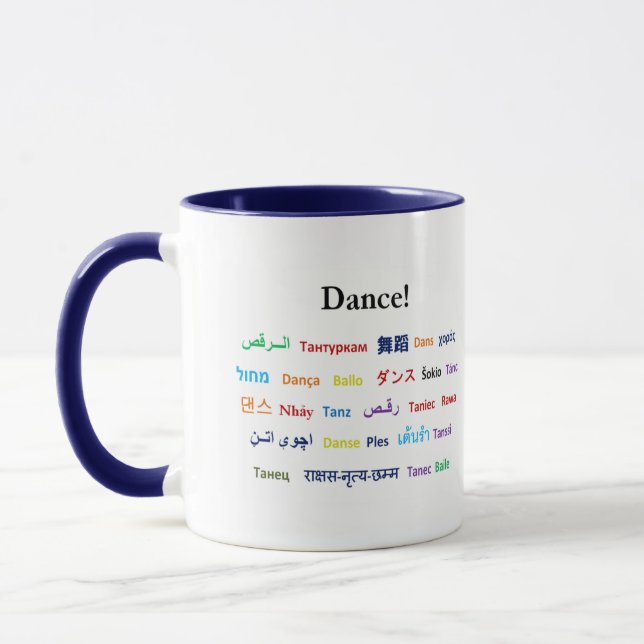 Mug Langue de danse ! (Gauche)